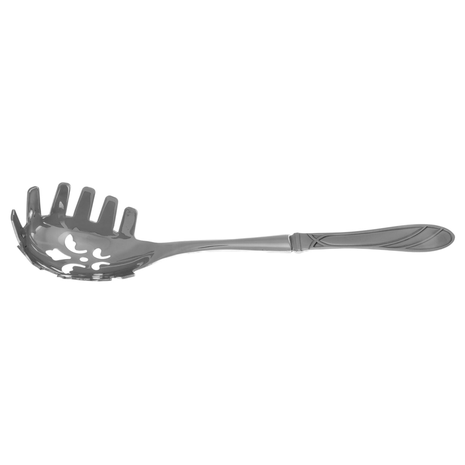 Medina (Stainless) Pasta Server with Stainless Bowl HC by Cambridge Silver-1
