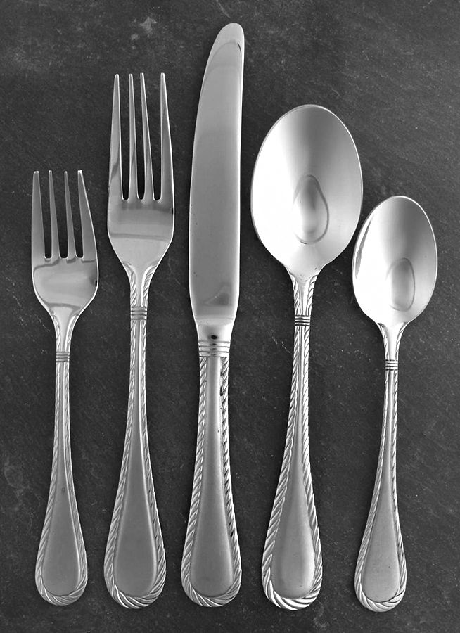 Carlyle (Stainless) 5 Piece Place Setting by Cambridge Silver-1