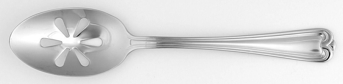Chatham (Stainless, Glossy) Pierced Tablespoon (Serving Spoon) by Cambridge Silver-1