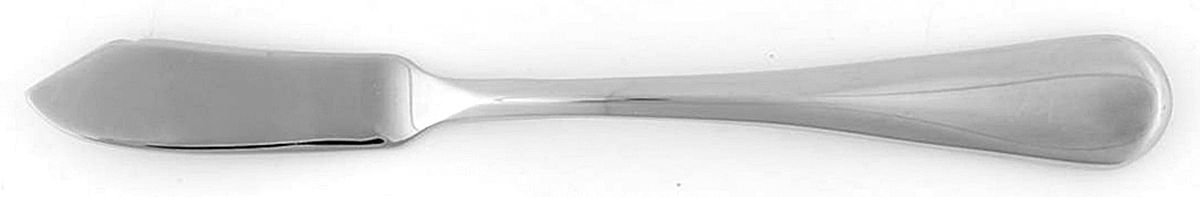 Eloquence (Stainless) Solid Handle Modern Butter Spreader by Cambridge Silver-1