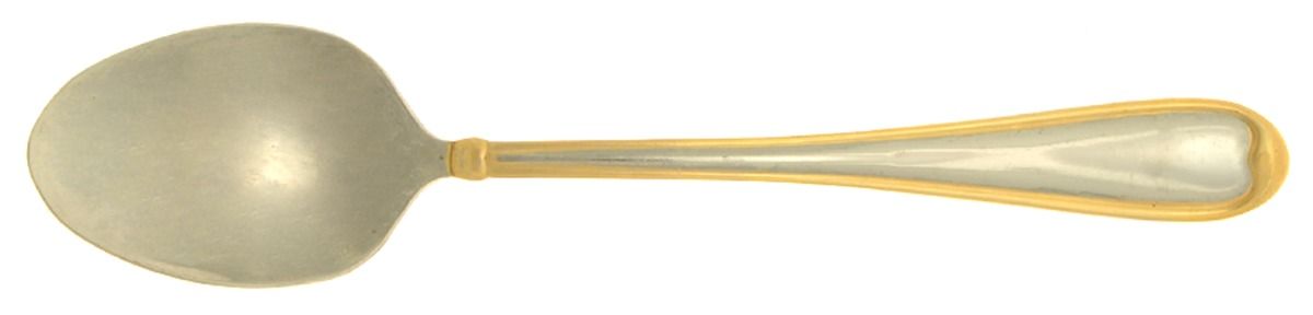 Allure (Stainless, Gold Accent) Place/Oval Soup Spoon by Cambridge Silver-1