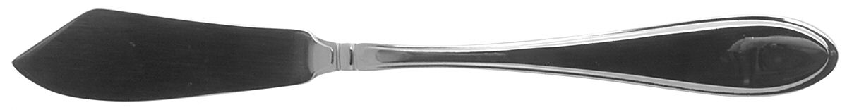Evanston (Stainless, Outlined Ridge Back) Flat Handle Master Butter Knife by Cambridge Silver-1