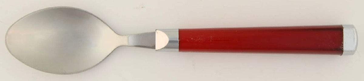 Temptation-Red (Stainless, Plastic) Place/Oval Soup Spoon by Cambridge Silver-1