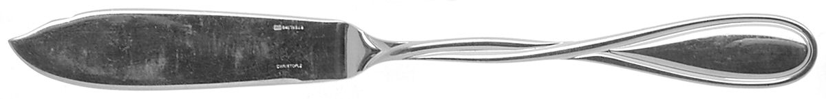 Galea (Sterling) Individual Solid Fish Knife by Christofle France-1