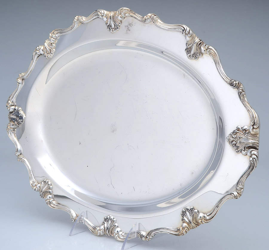 1089 (Silverplate, Hollowware) 16" Oval Serving Platter by Crescent Silverware-1