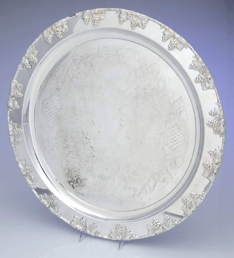 1089 (Silverplate, Hollowware) Tray for Punch Bowl by Crescent Silverware-1