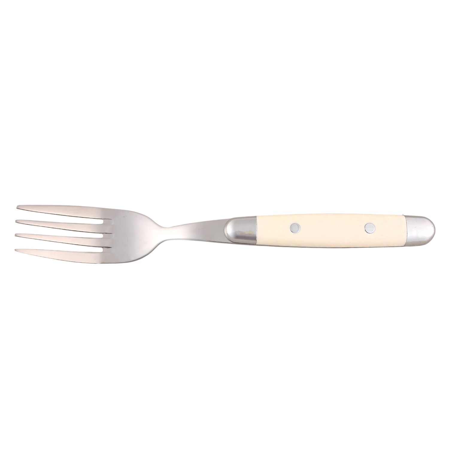 Jubilee-White (Stainless, Plastic) Fork by Cambridge Silver-1