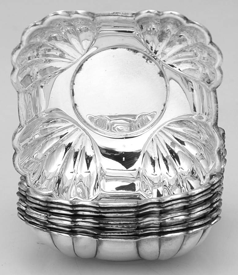 1-4 (Sterling, Hollowware) Nut Dish (Set of 8) by Concord-1