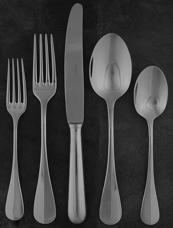Baguette (Stainless) 5 Piece Place Setting by Cutipol-1