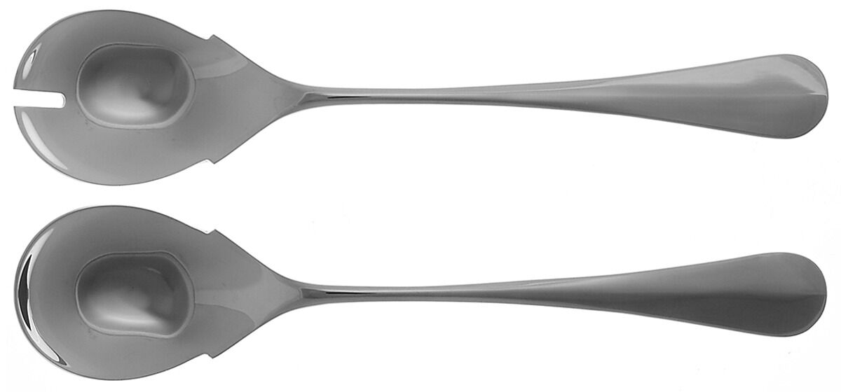 Baguette (Stainless) (2 Pc) Solid Salad Set by Cutipol-1
