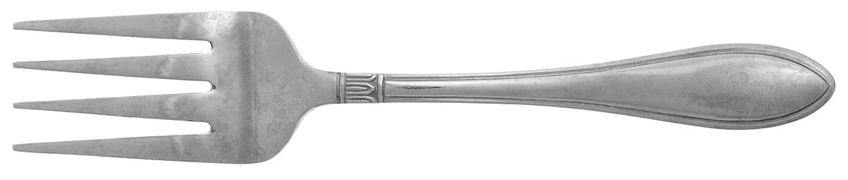 Riviera (Stainless) Medium Solid Cold Meat Serving Fork by Cuisinart Flatware-1