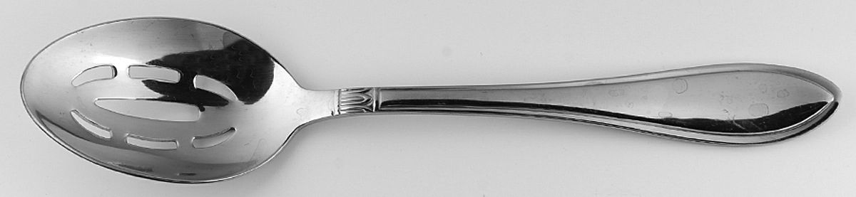 Riviera (Stainless) Pierced Tablespoon (Serving Spoon) by Cuisinart Flatware-1