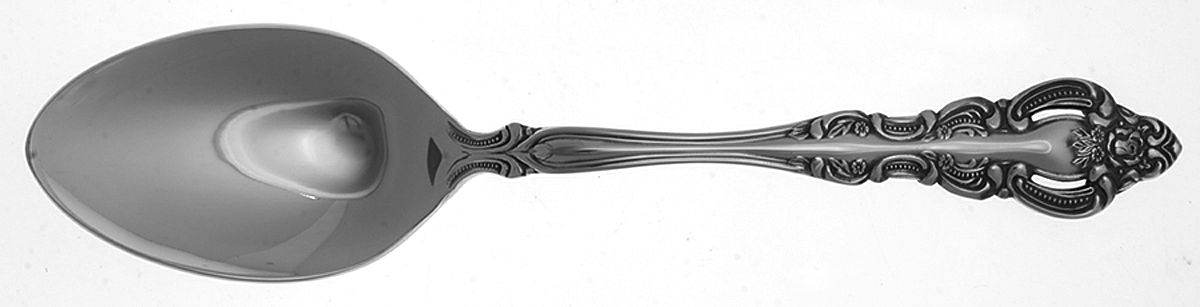 Donatello (Stainless) Solid Serving Spoon by Carico-1