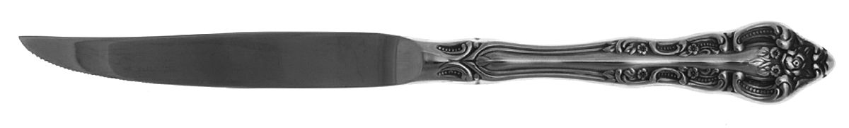 Donatello (Stainless) Individual Steak Knife Hollow Handle Serrate Blade by Carico-1