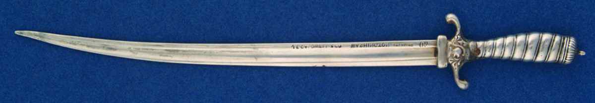 Sterling Hollowware Letter Opener Solid Piece by Currier & Roby-1