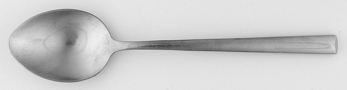 Oona (Stainless) Tablespoon (Serving Spoon) by Crate & Barrel Flatware-1