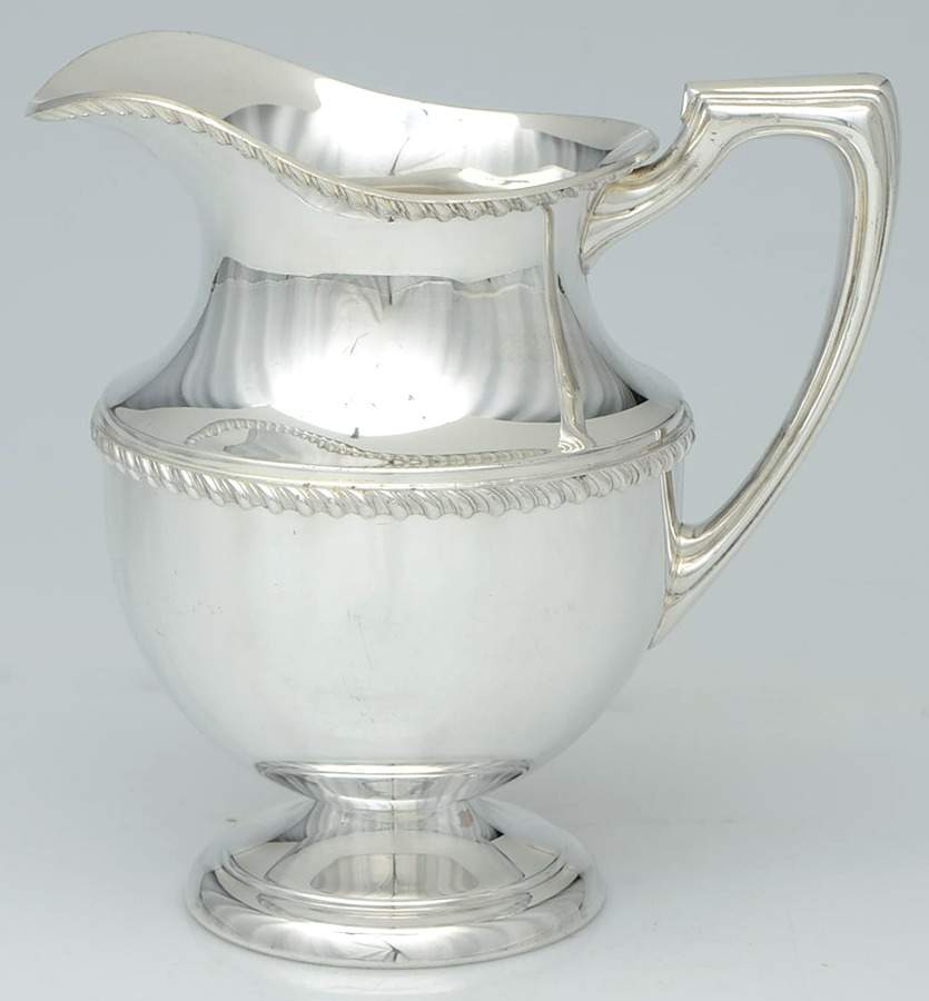 Silverplate Hollowware Silverplate Water Pitcher by Crescent Silverware-1