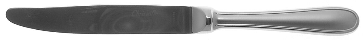 Albi-Calissa (Stainless, Frosted) Dessert Knife with Stainless Blade by Christofle France-1