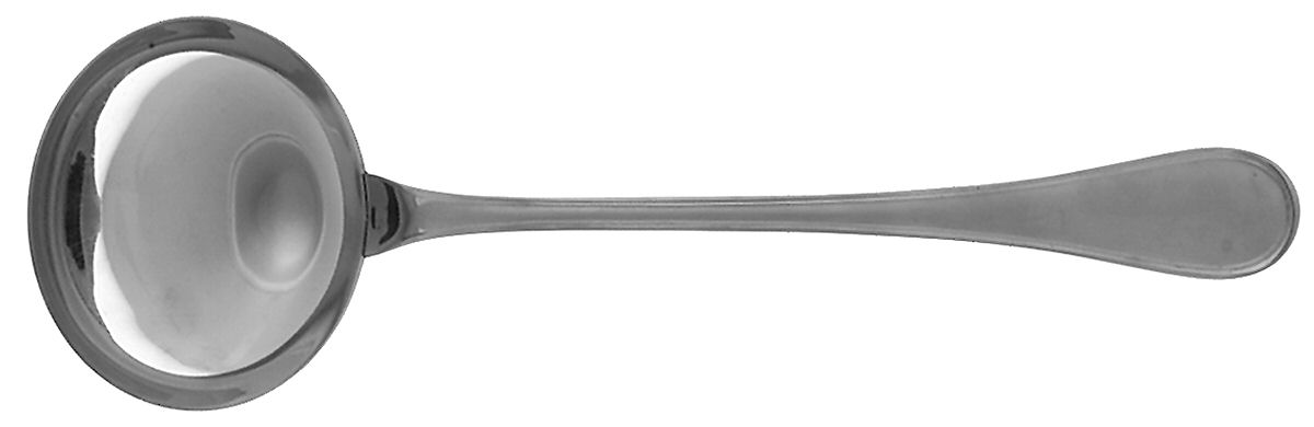 Albi-Calissa (Stainless, Frosted) Solid Soup Ladle by Christofle France-1