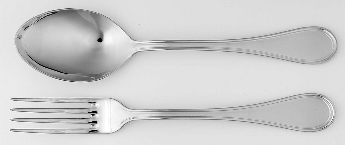 Albi-Calissa (Stainless, Frosted) Solid Serving Set by Christofle France-1