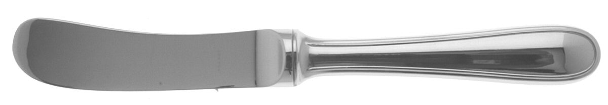 Albi-Calissa (Stainless, Glossy) Butter Spreader Hollow Hdl-Paddle/Stainless Blade by Christofle France-1