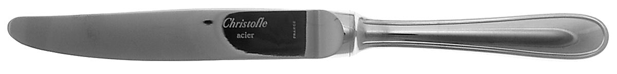 Albi-Calissa (Stainless, Glossy) Dessert Knife with Stainless Blade by Christofle France-1