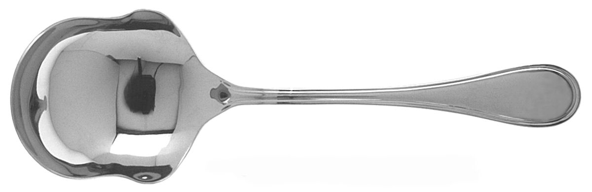 Albi-Calissa (Stainless, Glossy) Solid Vegetable Ladle by Christofle France-1