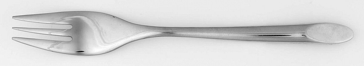 Hekla (Stainless) Individual Salad Fork by Christofle France-1