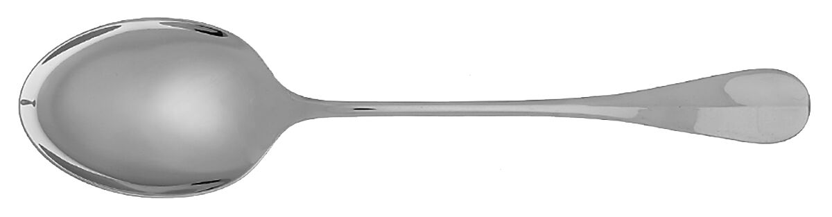 Adagio (Stainless) Solid Serving Spoon by Christofle France-1