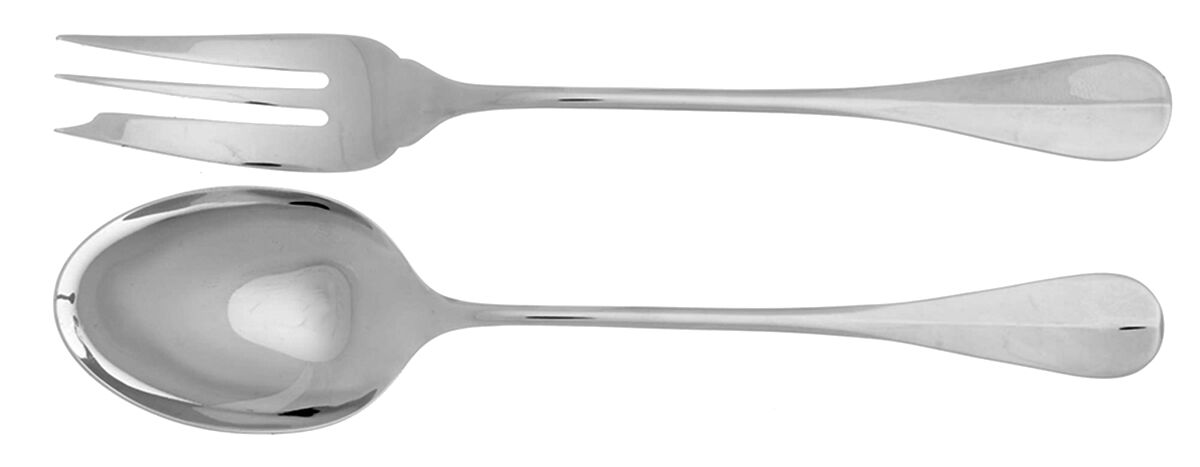 Adagio (Stainless) Solid Serving Set by Christofle France-1