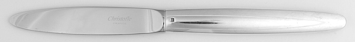 Drop (Silverplate) Modern Hollow Knife by Christofle France-1