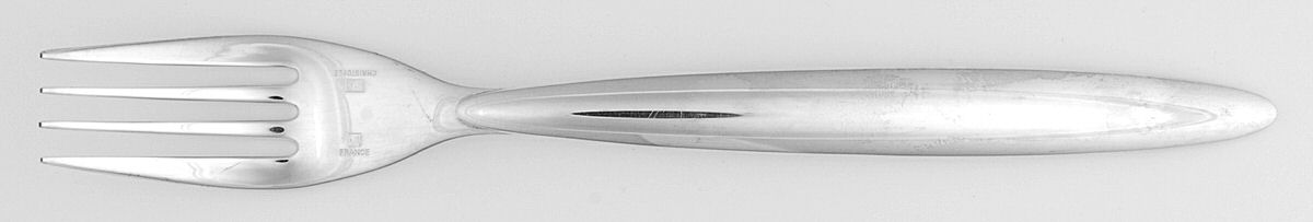 Drop (Silverplate) Fork by Christofle France-1
