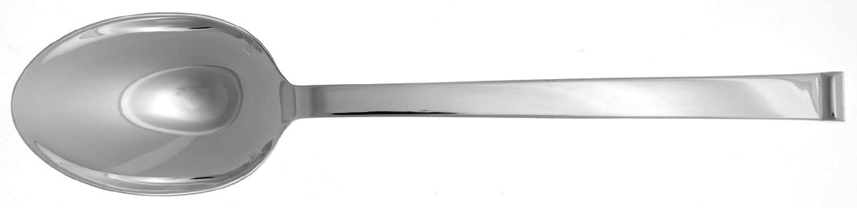By (Silverplate, 2005) Solid Serving Spoon by Christofle France-1