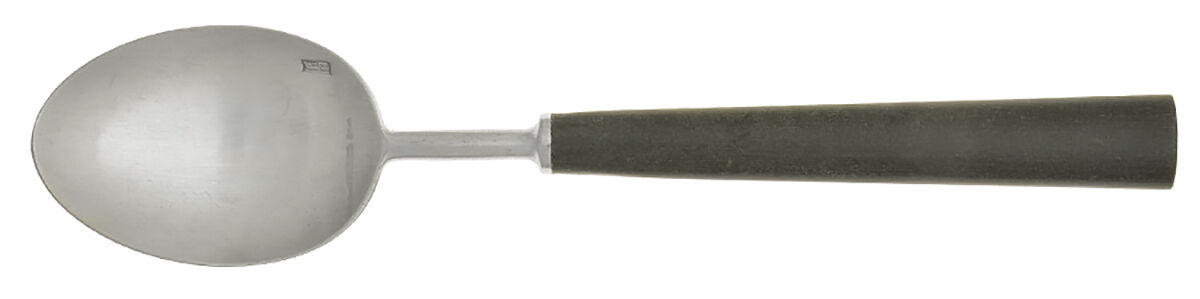 Ebony (Stainless) Dessert/Oval Soup Spoon by Cutipol-1