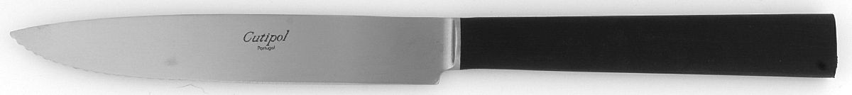 Ebony (Stainless) Individual Steak Knife Hollow Handle by Cutipol-1
