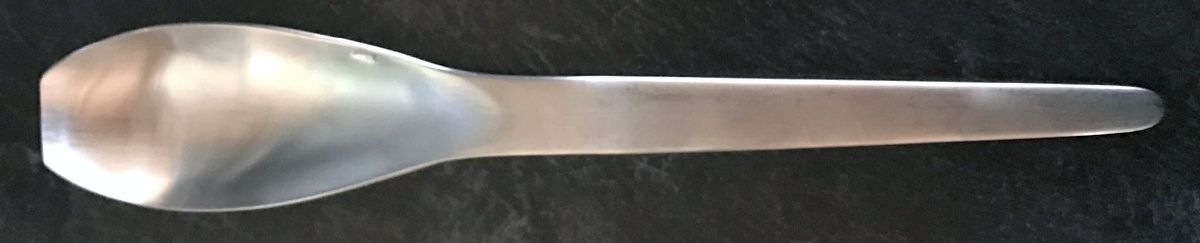Vario-Glossy (Stainless) Solid Salad Serving Spoon by Cutipol-1