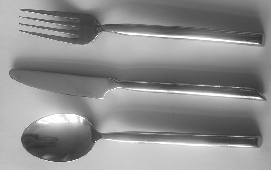 Mission (Stainless) Fork by Crate & Barrel Flatware-1