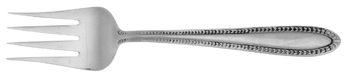 CUI12 (Stainless) Medium Solid Cold Meat Serving Fork by Cuisinart Flatware-1