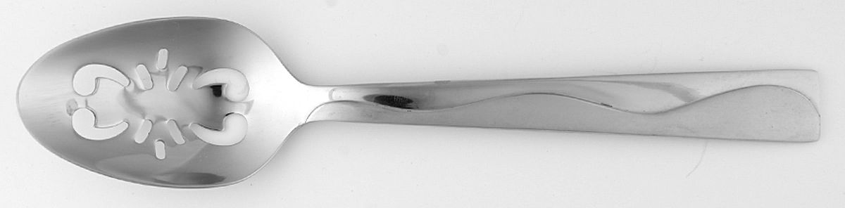 Riverside (Stainless) Pierced Tablespoon (Serving Spoon) by Cuisinart Flatware-1
