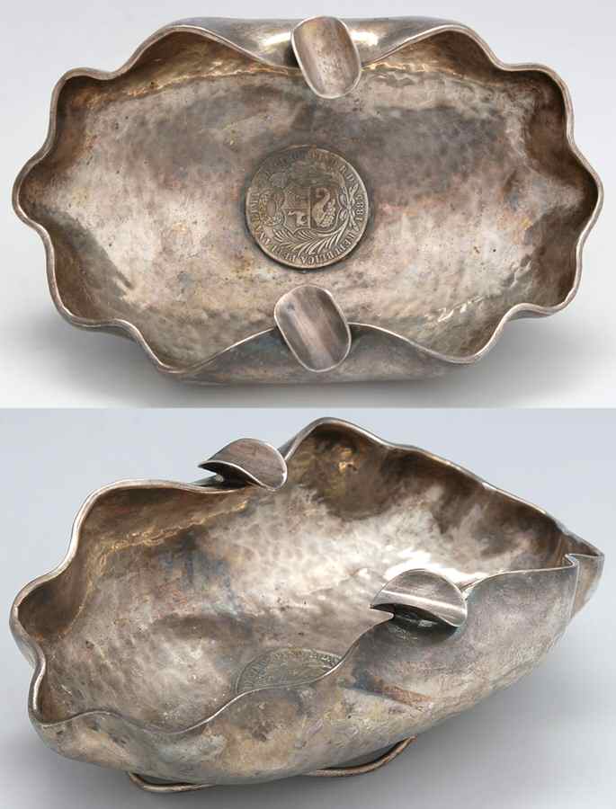 Sterling Hollowware Ashtray by Camusso (Peru)-1