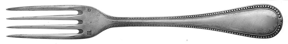 CTF61 (Silverplate) Fork by Christofle France-1
