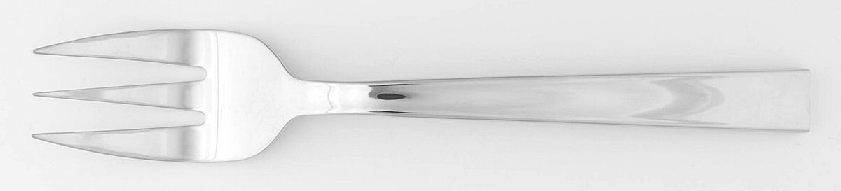 Destiny Mirror (Stainless, Glossy) Medium Solid Cold Meat Serving Fork by Cambridge Silver-1