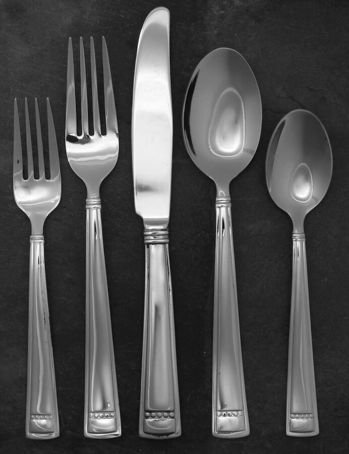 Jenna Mirror (Stainless) 5 Piece Place Setting by Cambridge Silver-1
