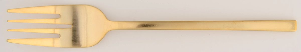 Gold Chop (Gold Electroplate) Individual Salad Fork by Cambridge Silver-1