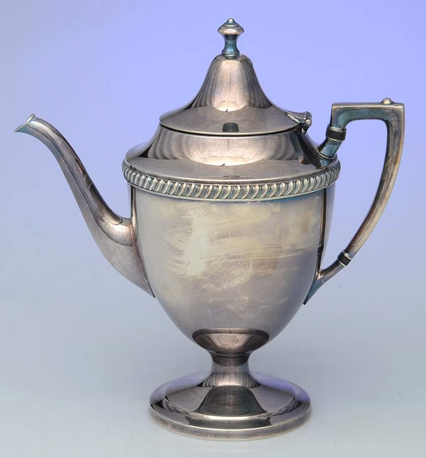 3150 (Silverplate, Hollowware) Teapot by Crescent Silverware-1