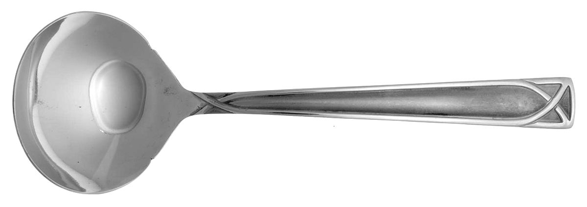 Crossroad Sand (Stainless) Solid Gravy Ladle by Cambridge Silver-1