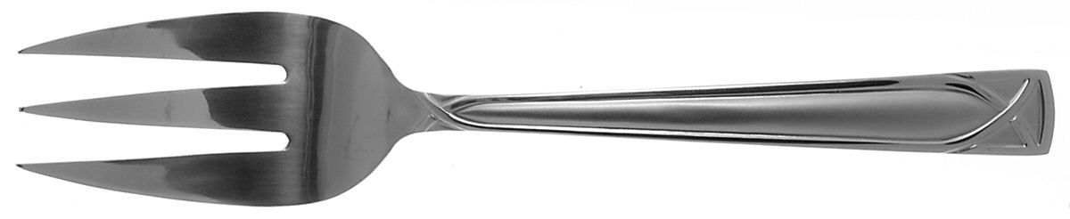 Crossroad Sand (Stainless) Medium Solid Cold Meat Serving Fork by Cambridge Silver-1