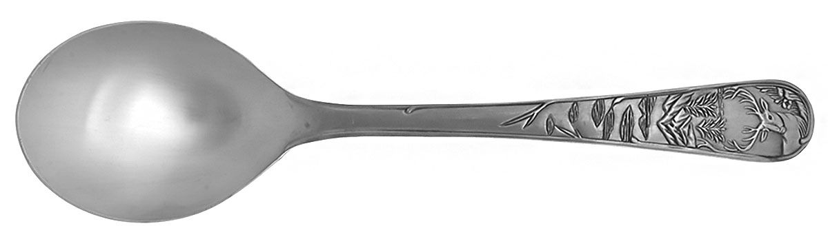 Deer (Stainless) Solid Serving Spoon by Cambridge Silver-1