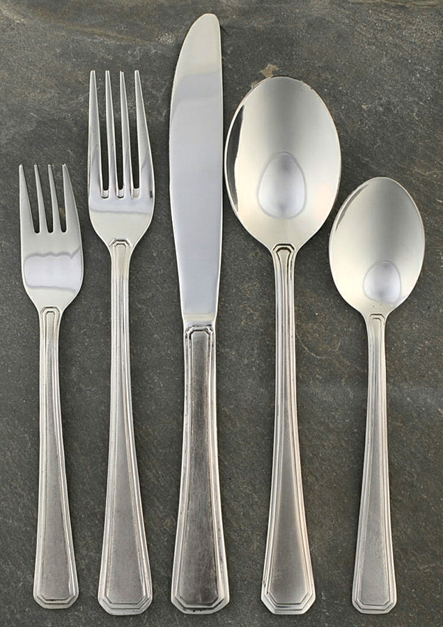 Dorsett (Stainless, Satin) 5 Piece Place Setting by Cambridge Silver-1