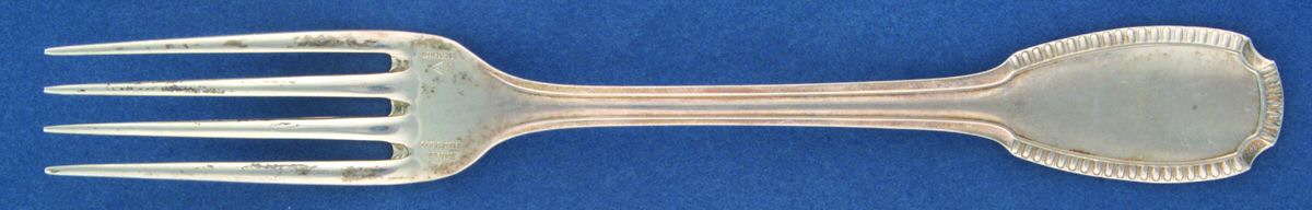 Godrons (Sterling) Fork by Christofle France-1